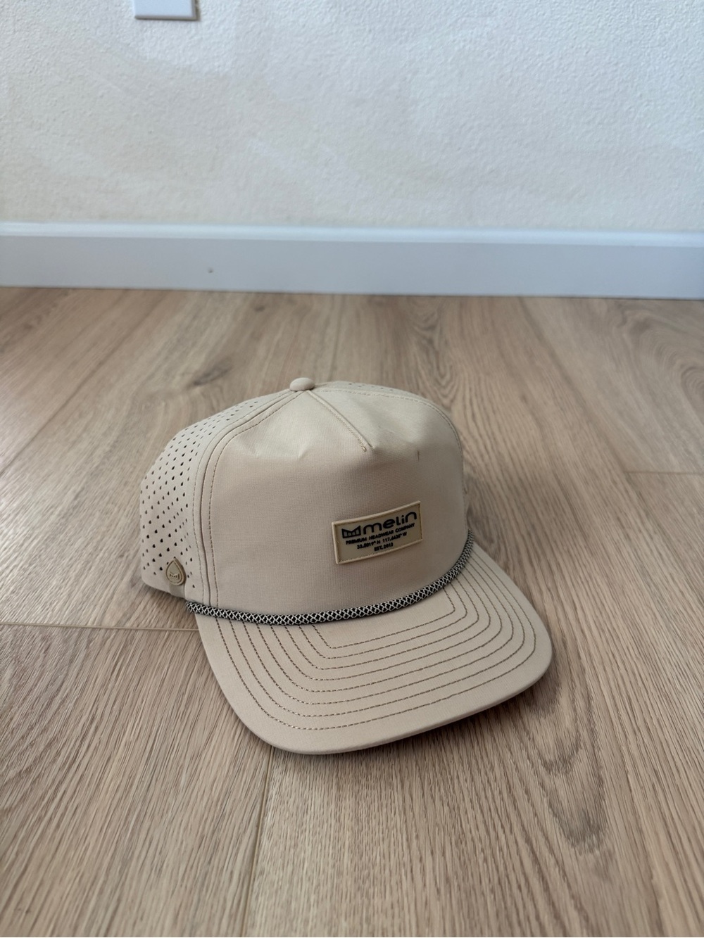 Melin Men's Tan Coronado hat with Rope Detail